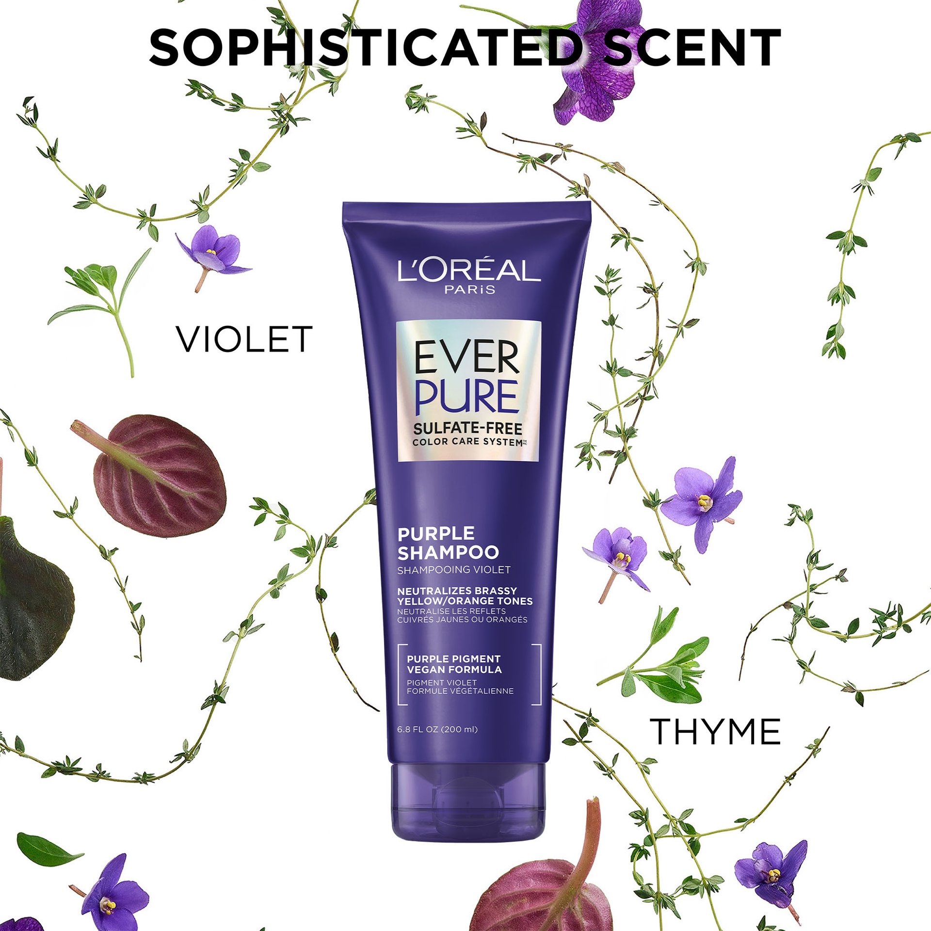 L'Oréal Paris EverPure Sulfate-Free Purple Shampoo, Scent and Perfume